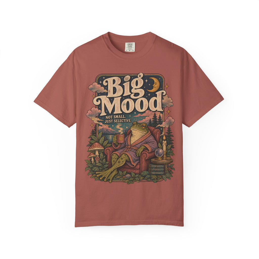 Big Mood Graphic T-Shirt — Cozy Retro Camping Vibe