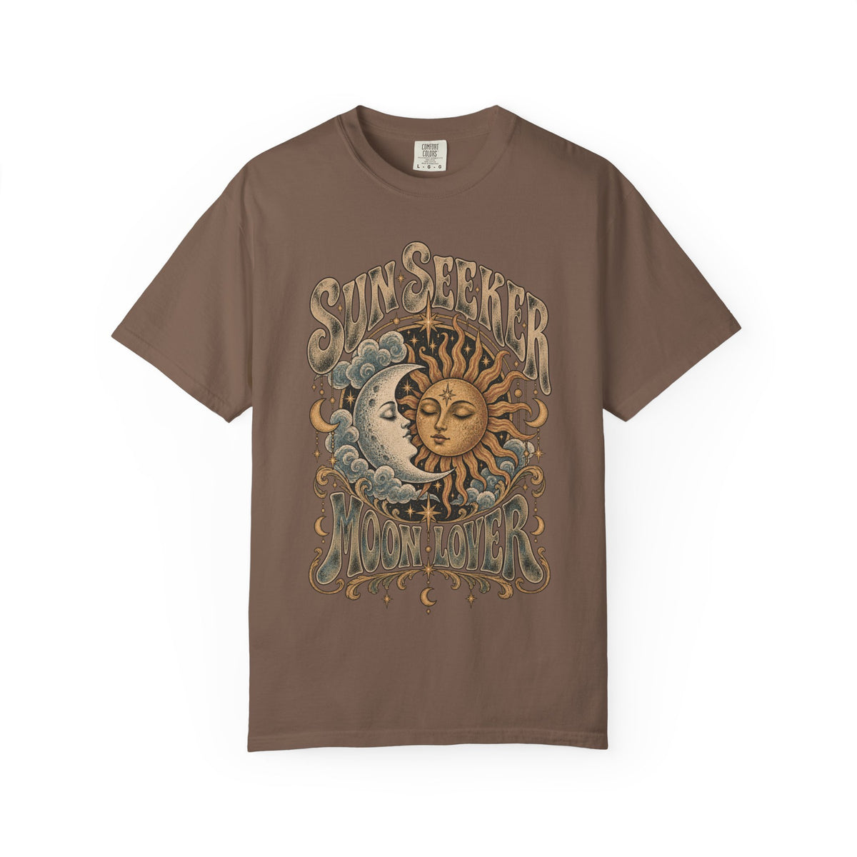 Sunseeker Moonlover Tee — Vintage Sun & Moon Graphic T-Shirt
