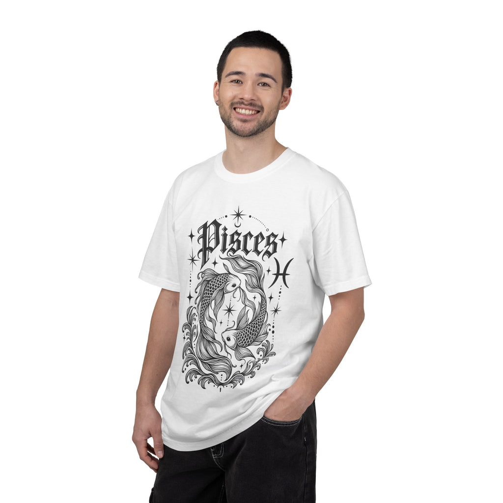 Pisces Zodiac T-Shirt — Vintage Fish Astrology Tee