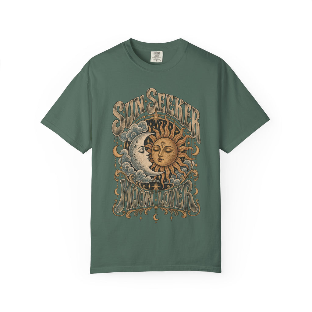 Sunseeker Moonlovers T-Shirt — Vintage Sun & Moon Graphic Tee