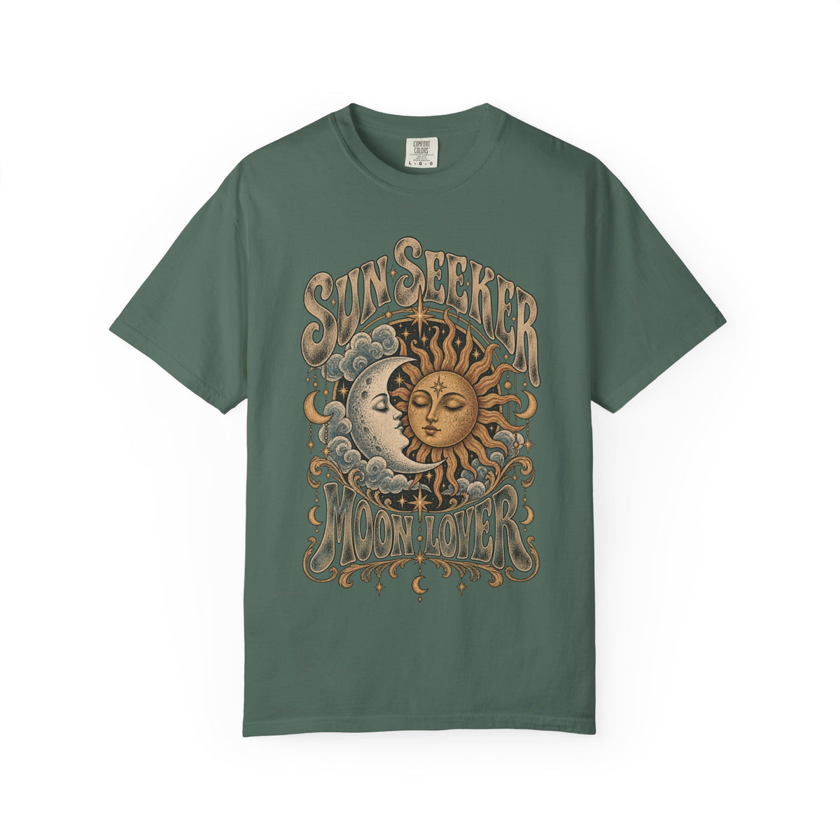 Sunseeker Moonlovers T-Shirt — Vintage Sun & Moon Graphic Tee