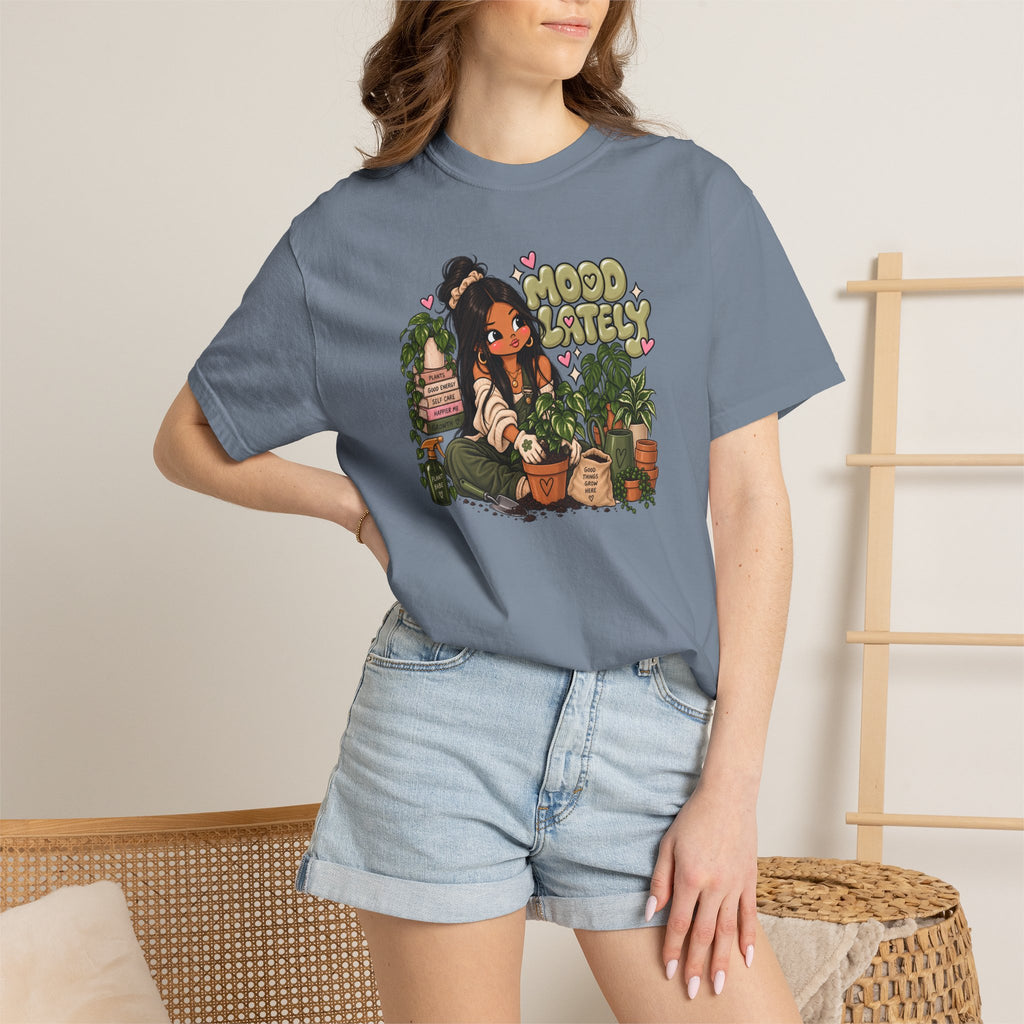 Plant Lady T-Shirt — 'Plant Baby' Cute Girl with Houseplants Graphic Tee