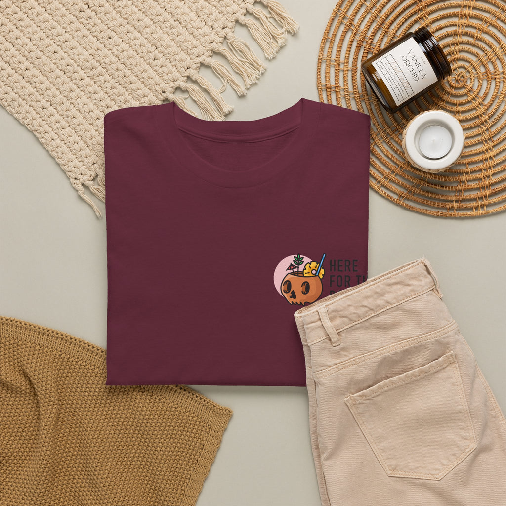 Here for the Boos Halloween T‑Shirt — Cute Boo Crew Graphic Tee
