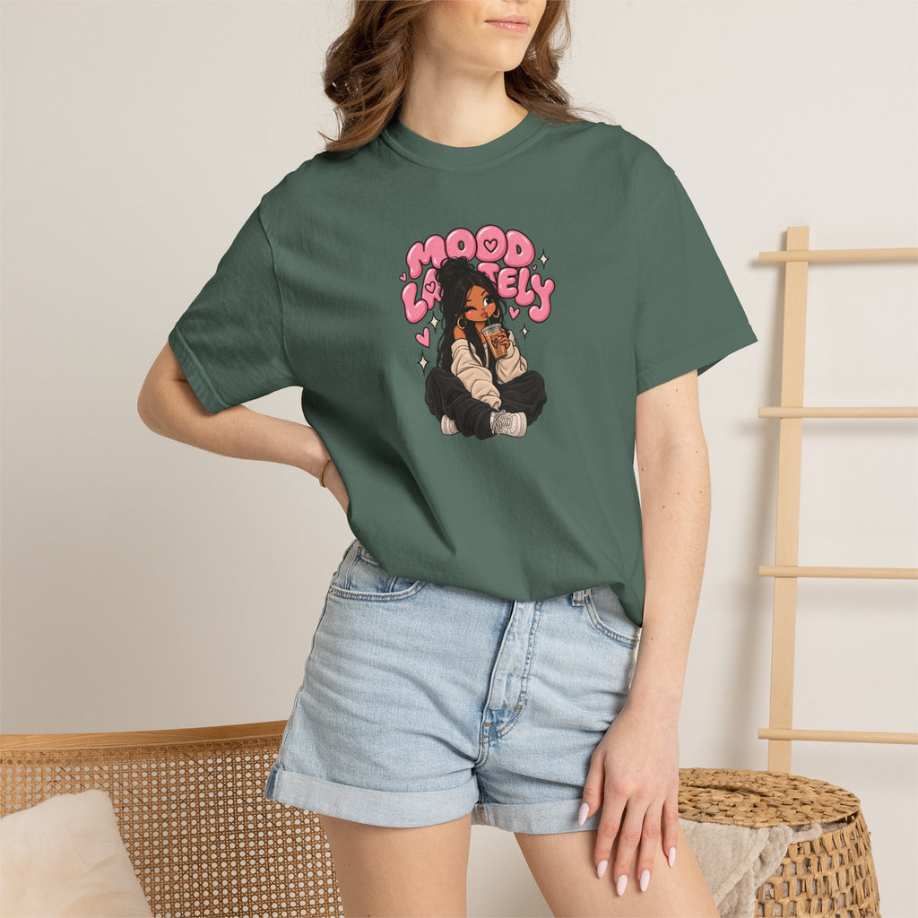 Mood Lovely T-Shirt — Cute Cartoon Girl Graphic Tee