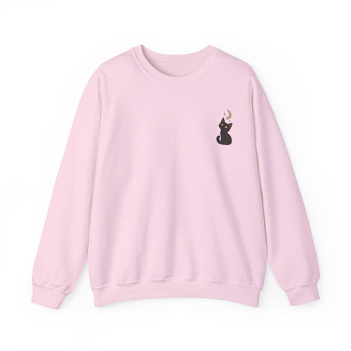 Cat Moon Gaze Sweatshirt
