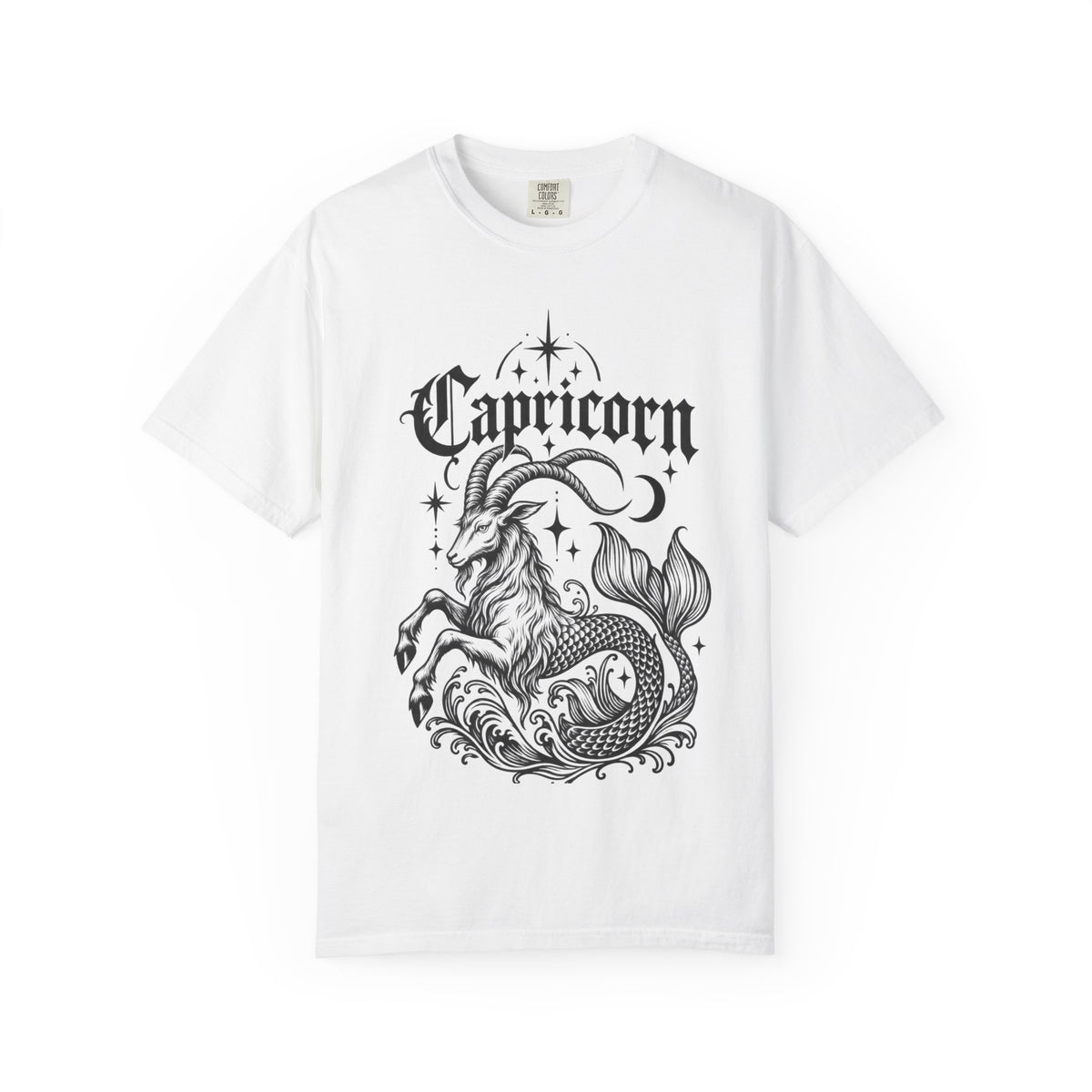 Capricorn Sea Goat Zodiac Tee — Astrology Graphic T-Shirt