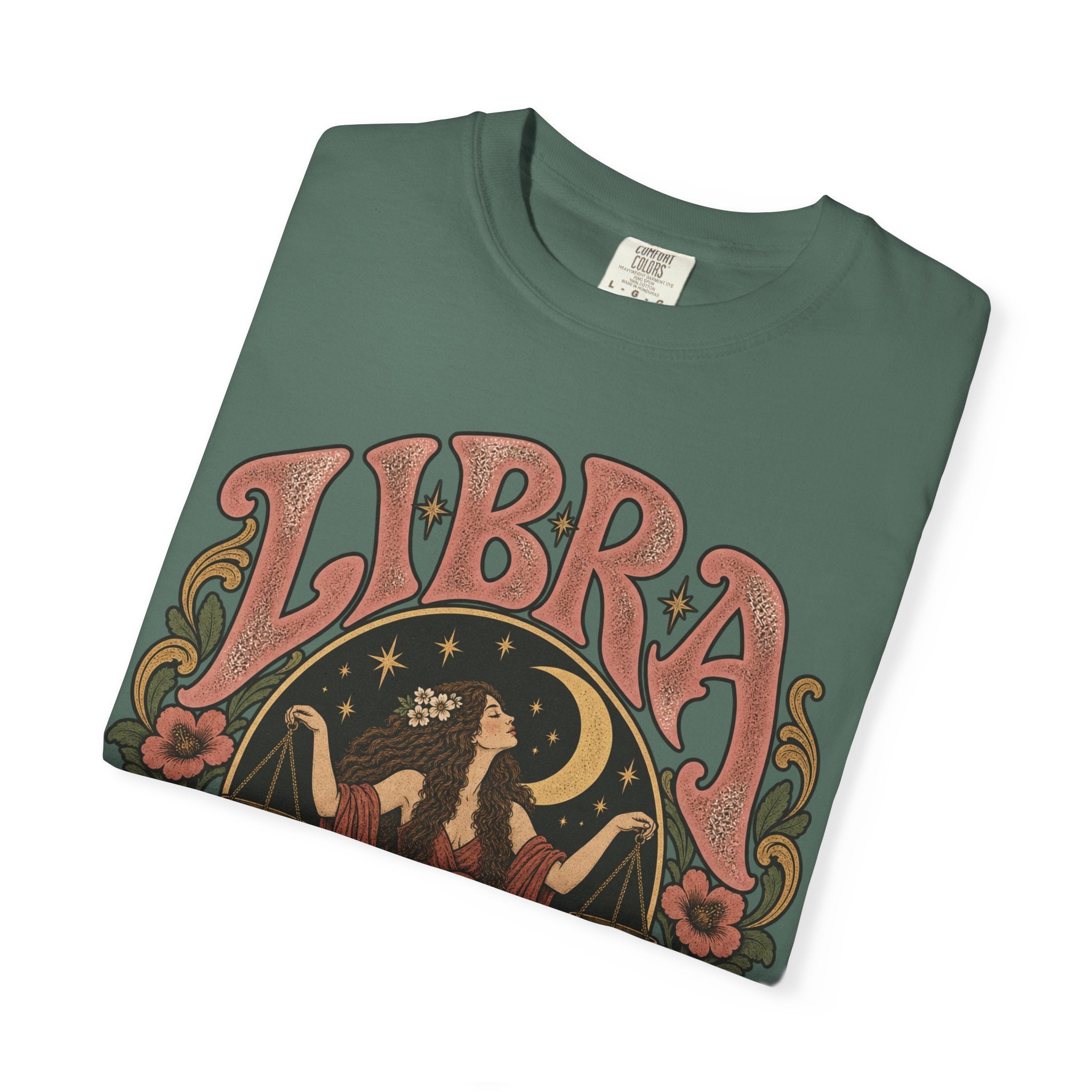 T-Shirt — Libra Vintage Zodiac Graphic Tee