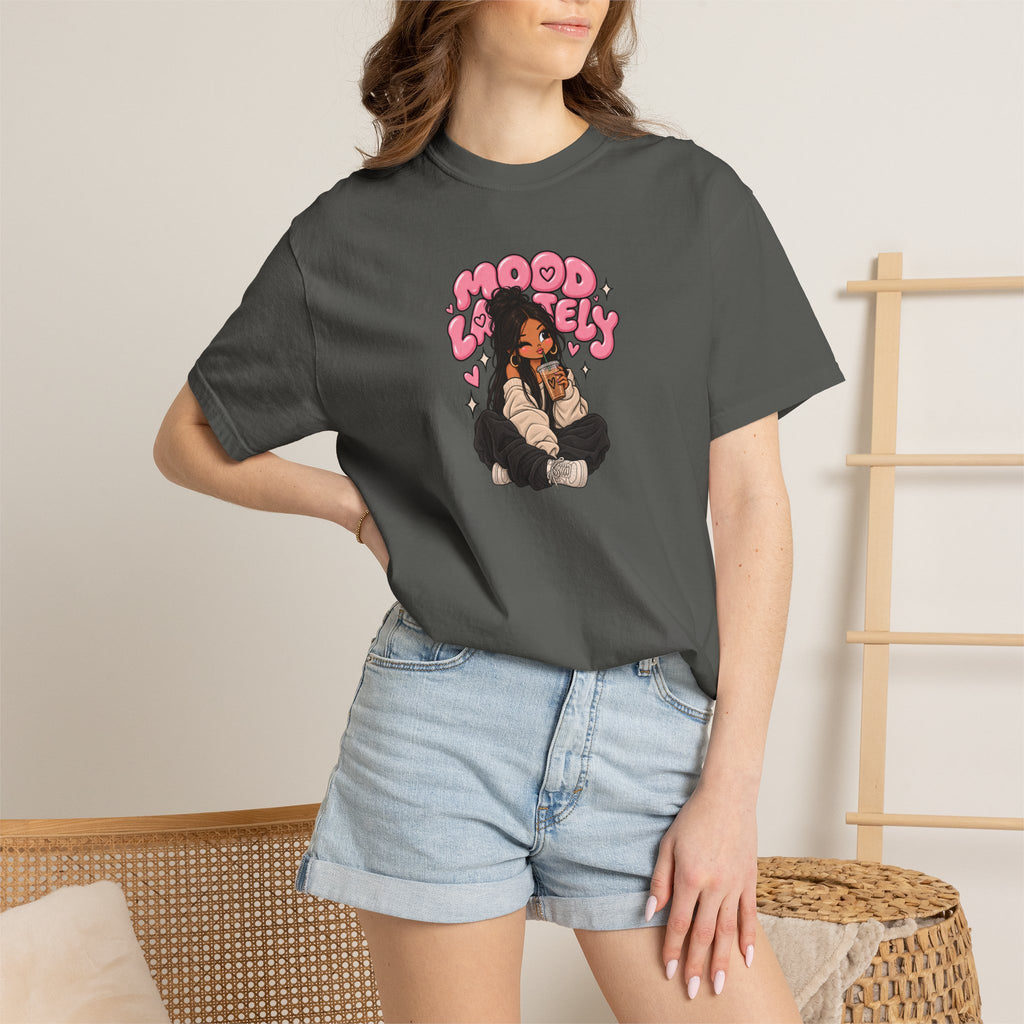 Mood Lovely T-Shirt — Cute Cartoon Girl Graphic Tee