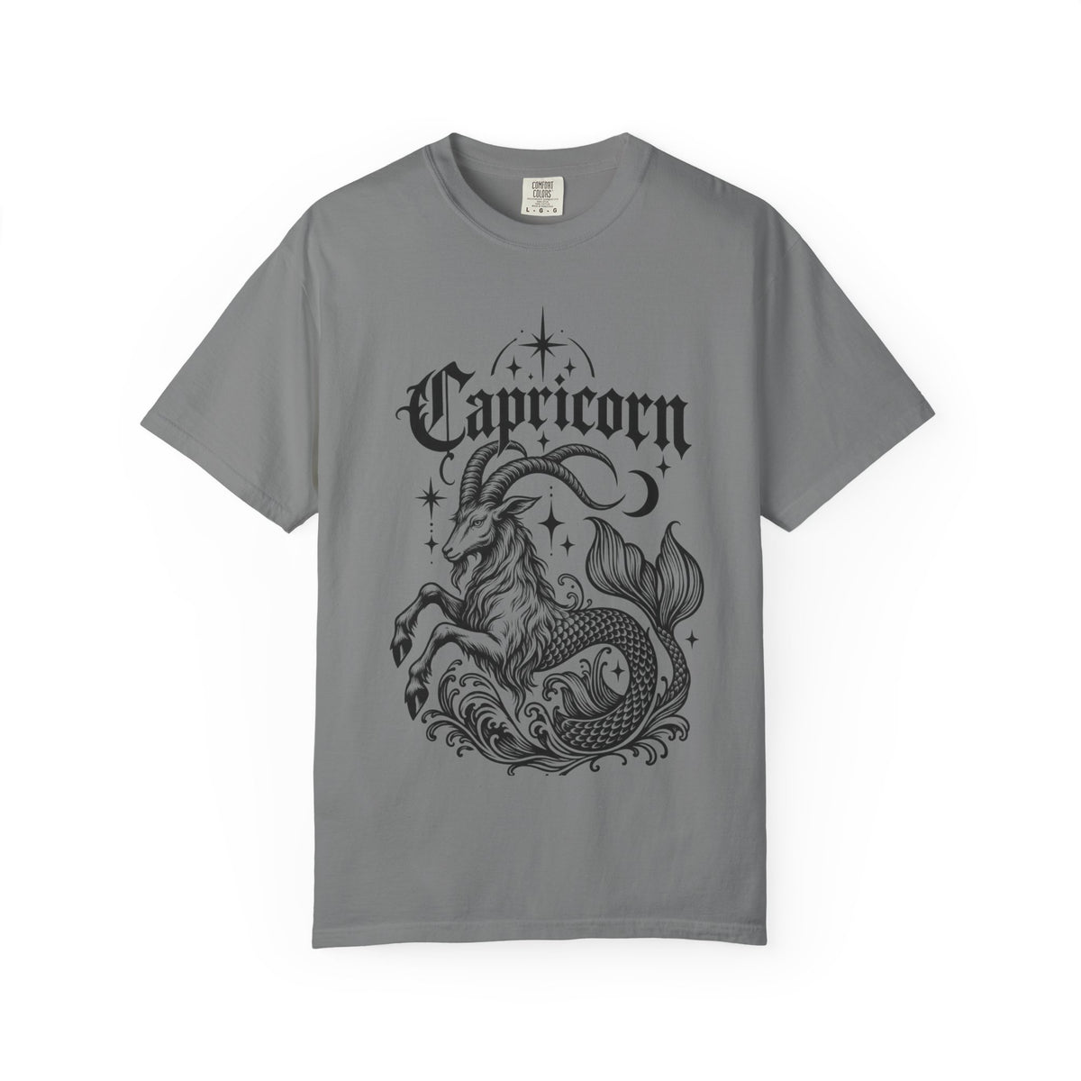 Capricorn Sea Goat Zodiac Tee — Astrology Graphic T-Shirt