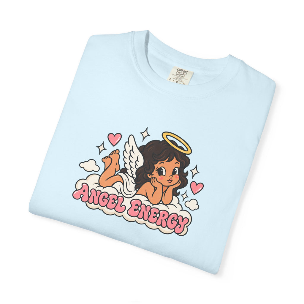 Angel Energy T-Shirt — Cute Retro Angel Graphic Tee