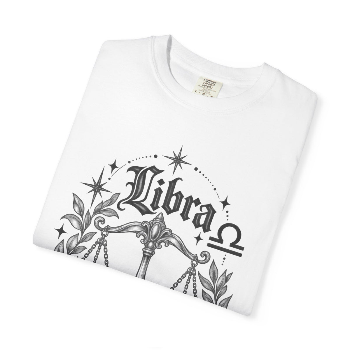 Libra Zodiac Scales T-Shirt — Astrological Sign Graphic Tee