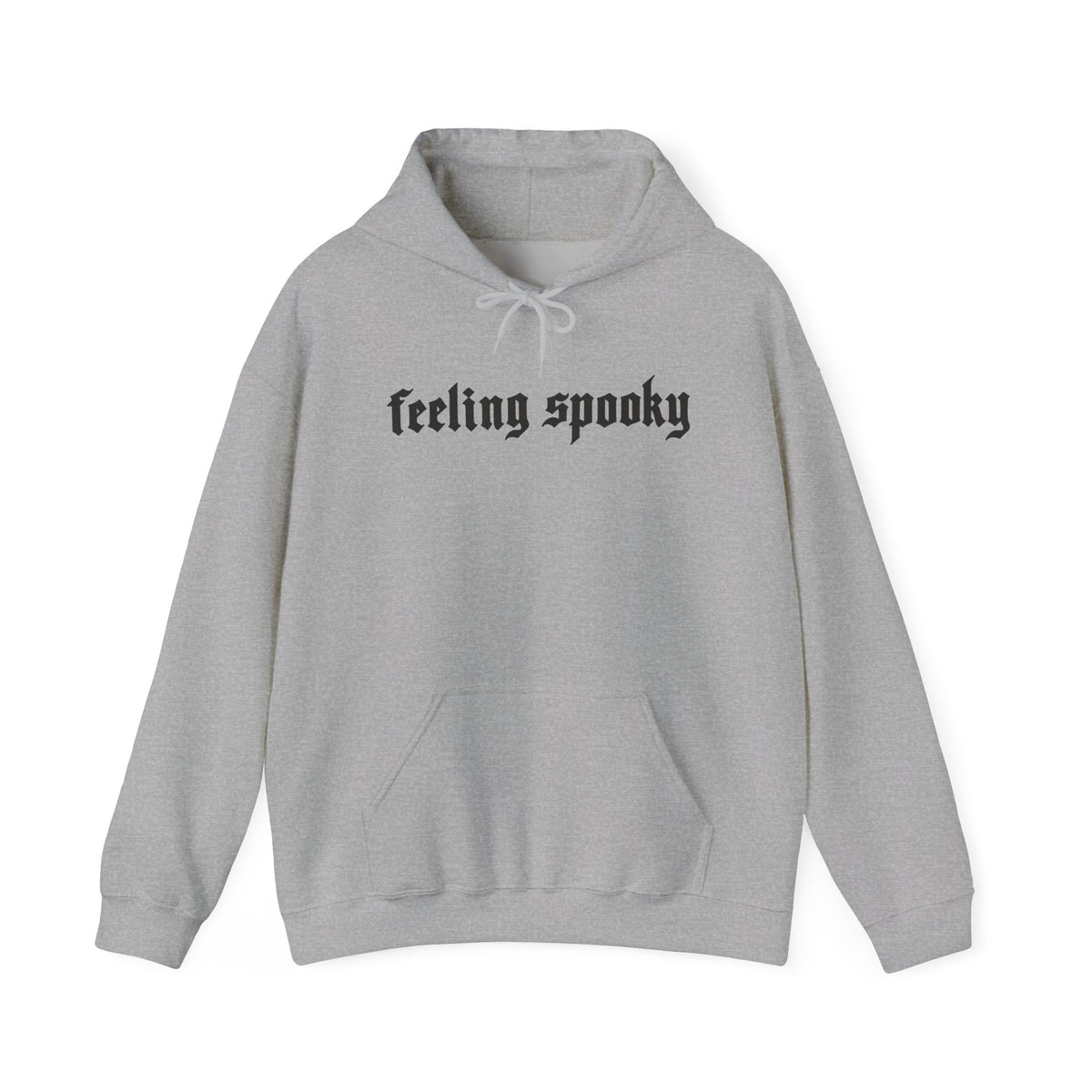 Feeling Spooky Hoodie - Gothic Script Halloween Sweatshirt