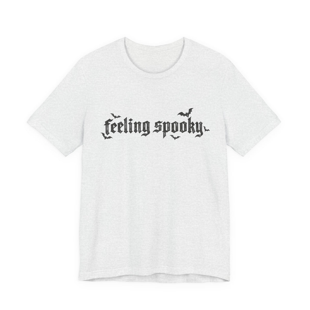Feeling Spooky T-Shirt — Gothic Halloween Tee with Bats