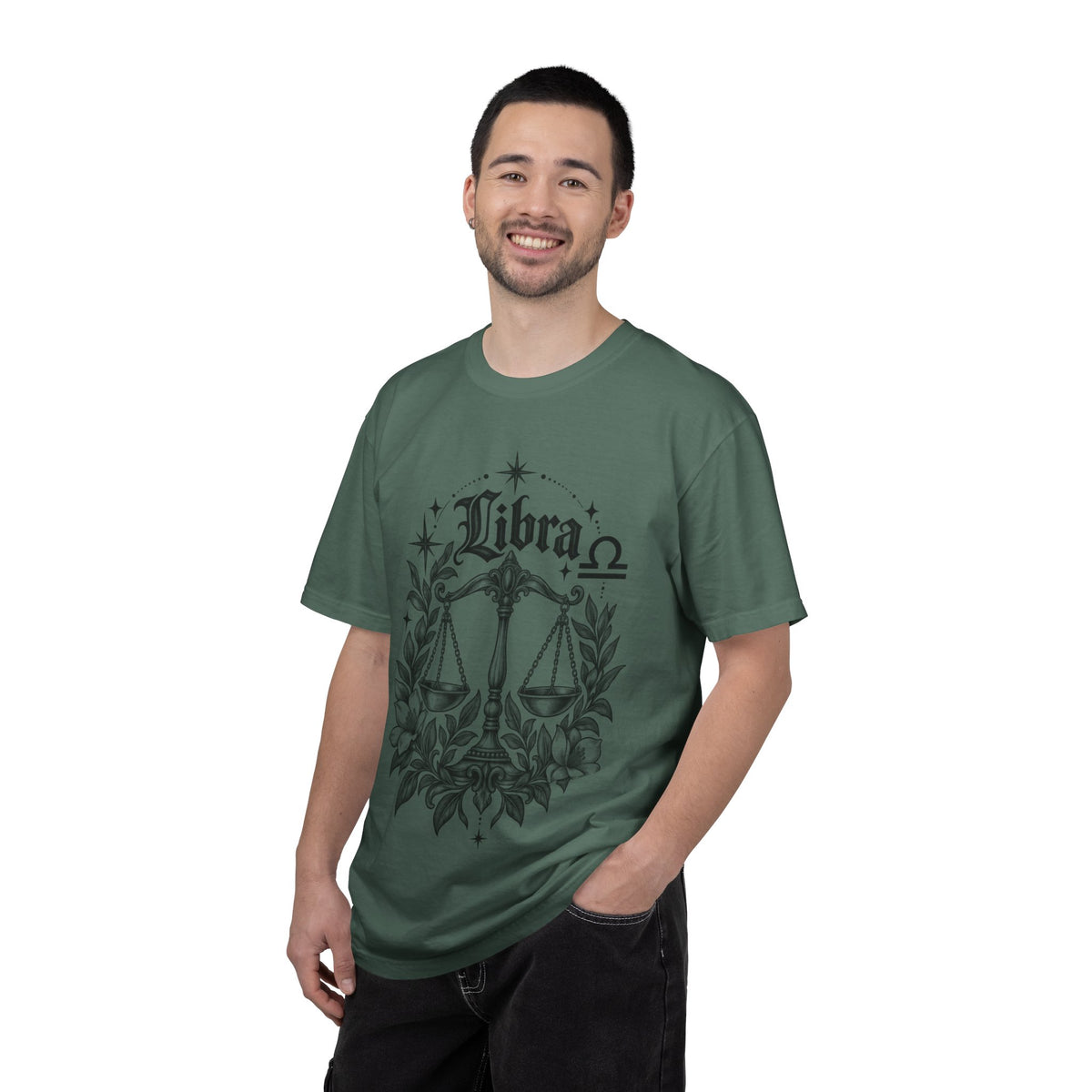 Libra Zodiac Scales T-Shirt — Astrological Sign Graphic Tee