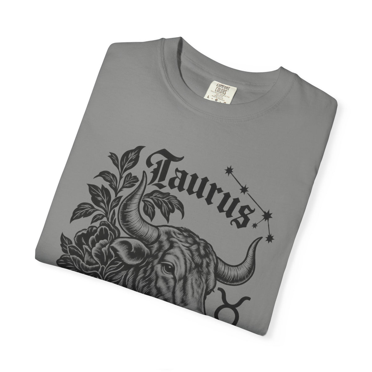 Taurus Zodiac T-Shirt — Floral Bull Astrology Tee