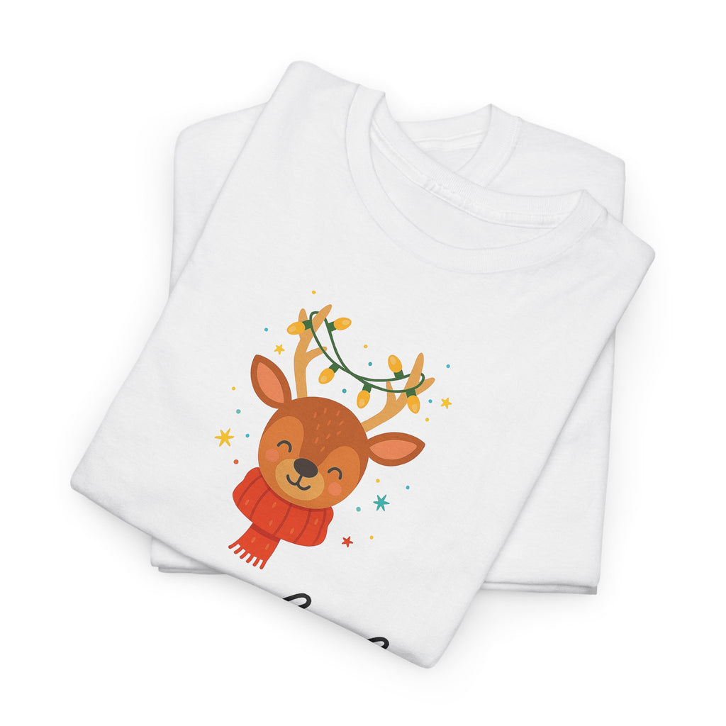 Joyful Reindeer Tee – Cute Holiday Christmas Shirt
