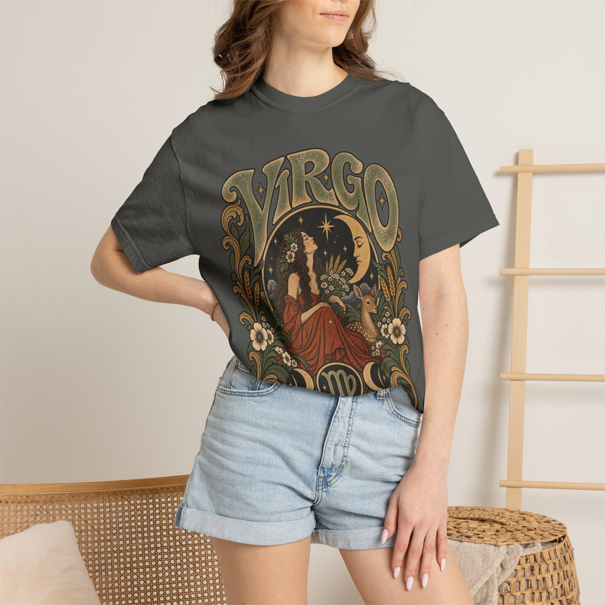 Virgo Zodiac T-Shirt — Vintage Astrology Graphic Tee