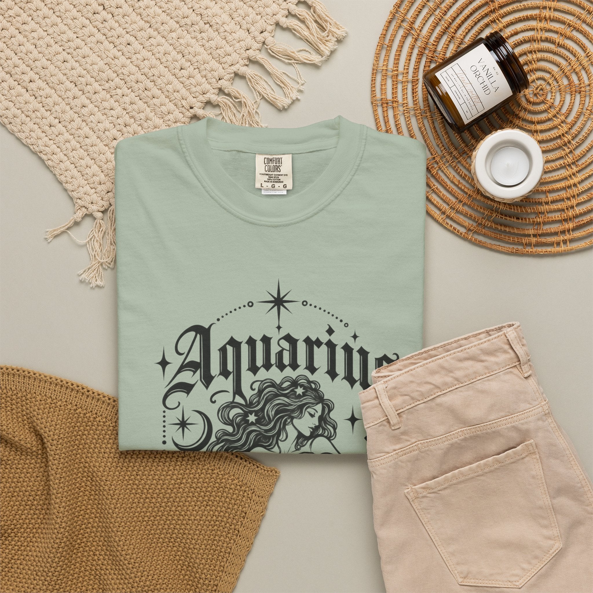 Aquarius Zodiac T-Shirt — Water Bearer Astrology Tee