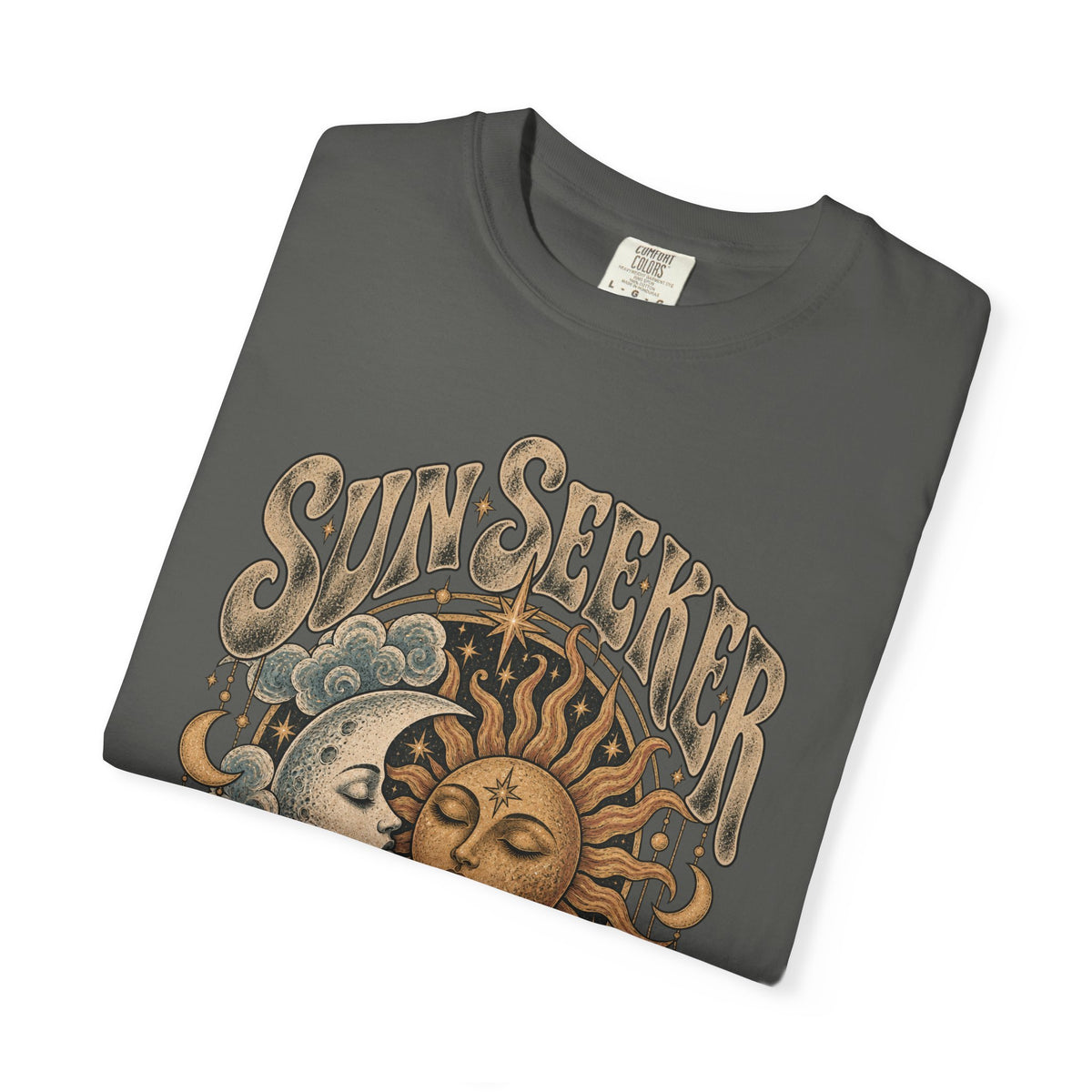 Sunseeker Moonlovers T-Shirt — Vintage Sun & Moon Graphic Tee