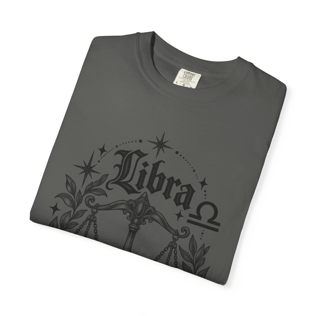 Libra Zodiac Scales T-Shirt — Astrological Sign Graphic Tee