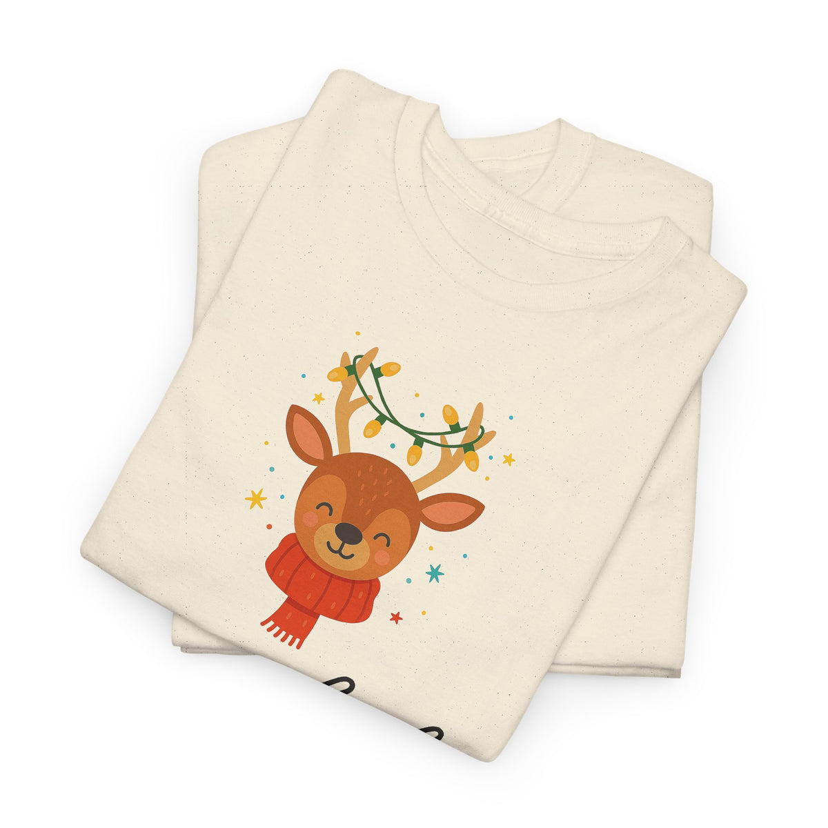 Joyful Reindeer Tee – Cute Holiday Christmas Shirt