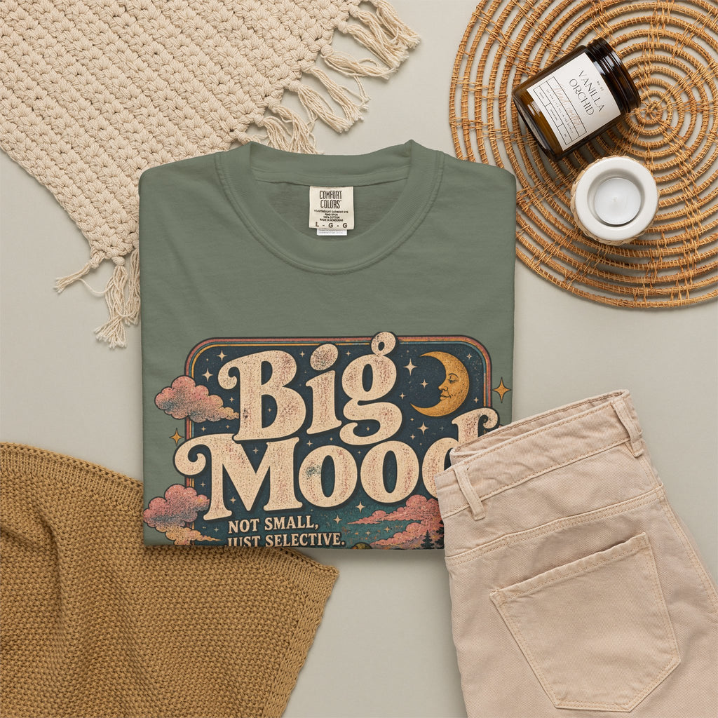 Big Mood Graphic T-Shirt — Cozy Retro Camping Vibe