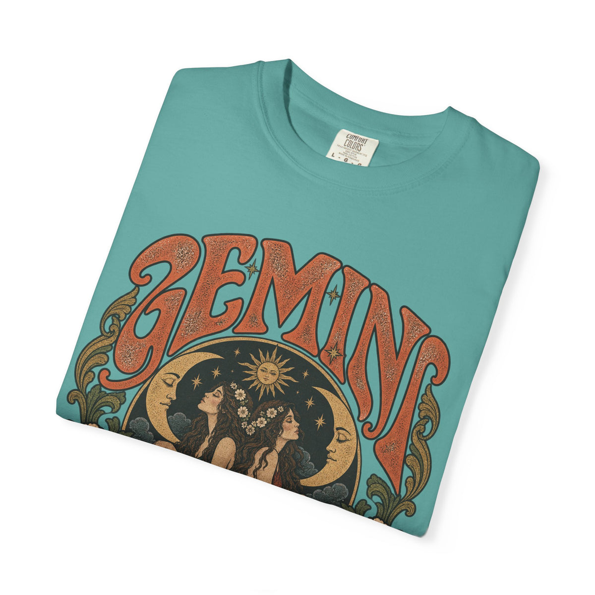 Gemini Zodiac T-Shirt — Vintage Astrological Graphic Tee