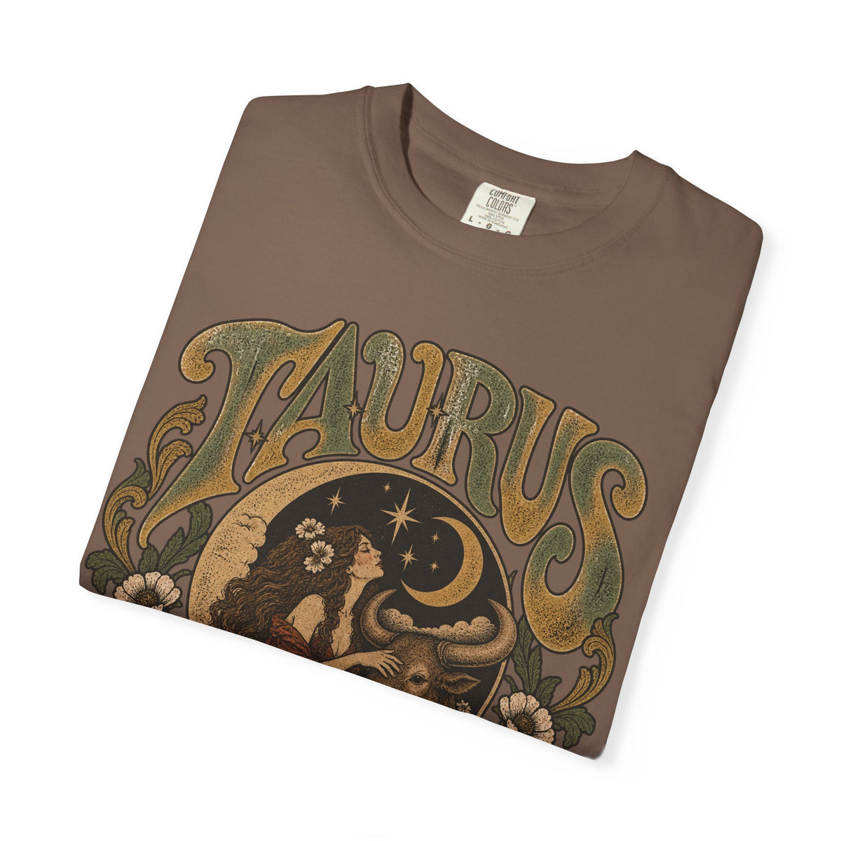Vintage Taurus Zodiac Tee — Retro Celestial Astrology T-Shirt