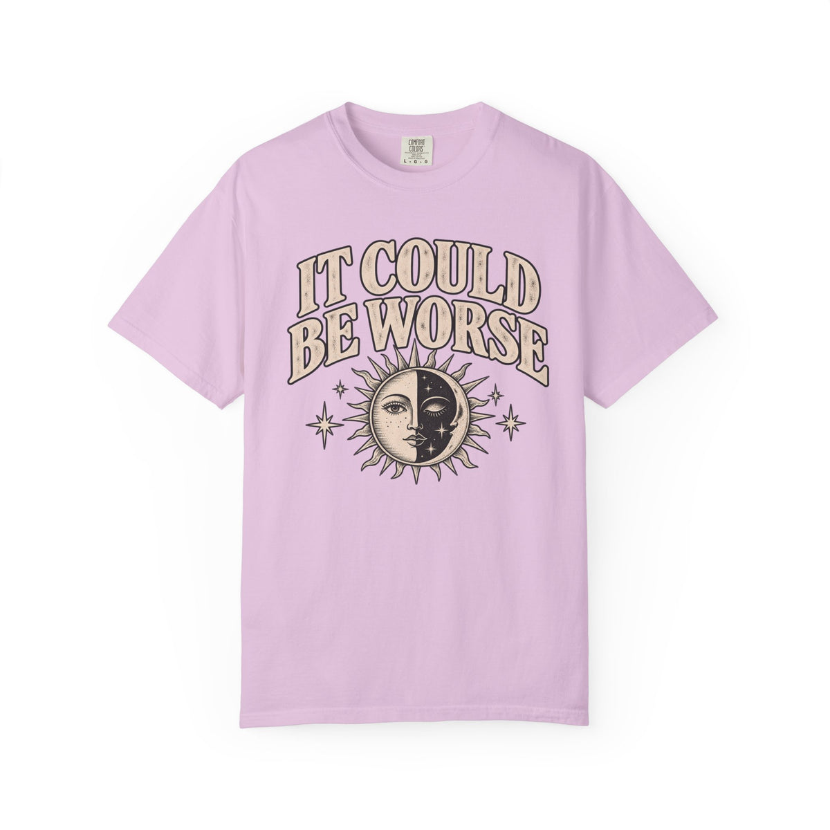 It Could Be Worse Tee — Vintage Sun & Moon Graphic T-Shirt