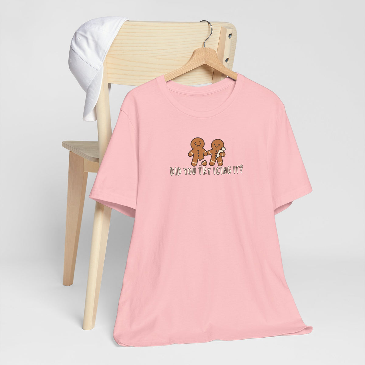 Gingerbread Couple Tee – "Did You Try Icing It?" Holiday Christmas Shirt