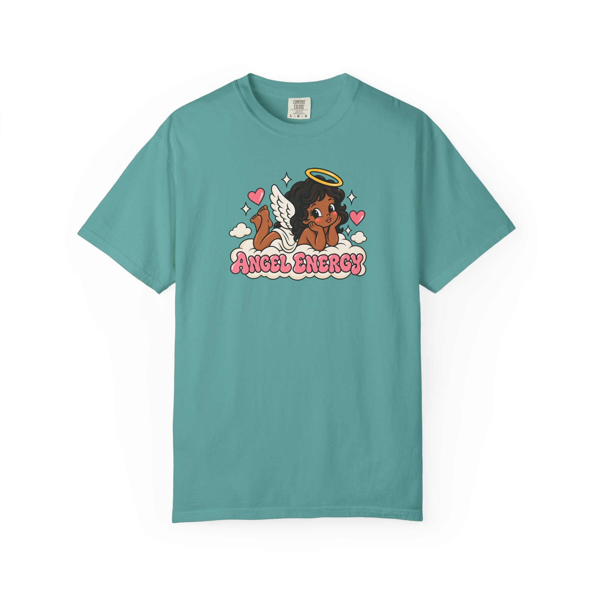Angel Energy T-Shirt — Cute Retro Angel Graphic Tee