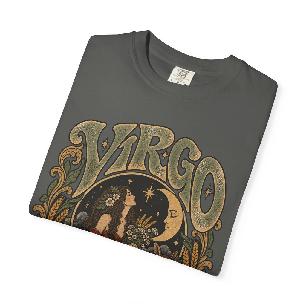 Virgo Zodiac T-Shirt — Vintage Astrology Graphic Tee