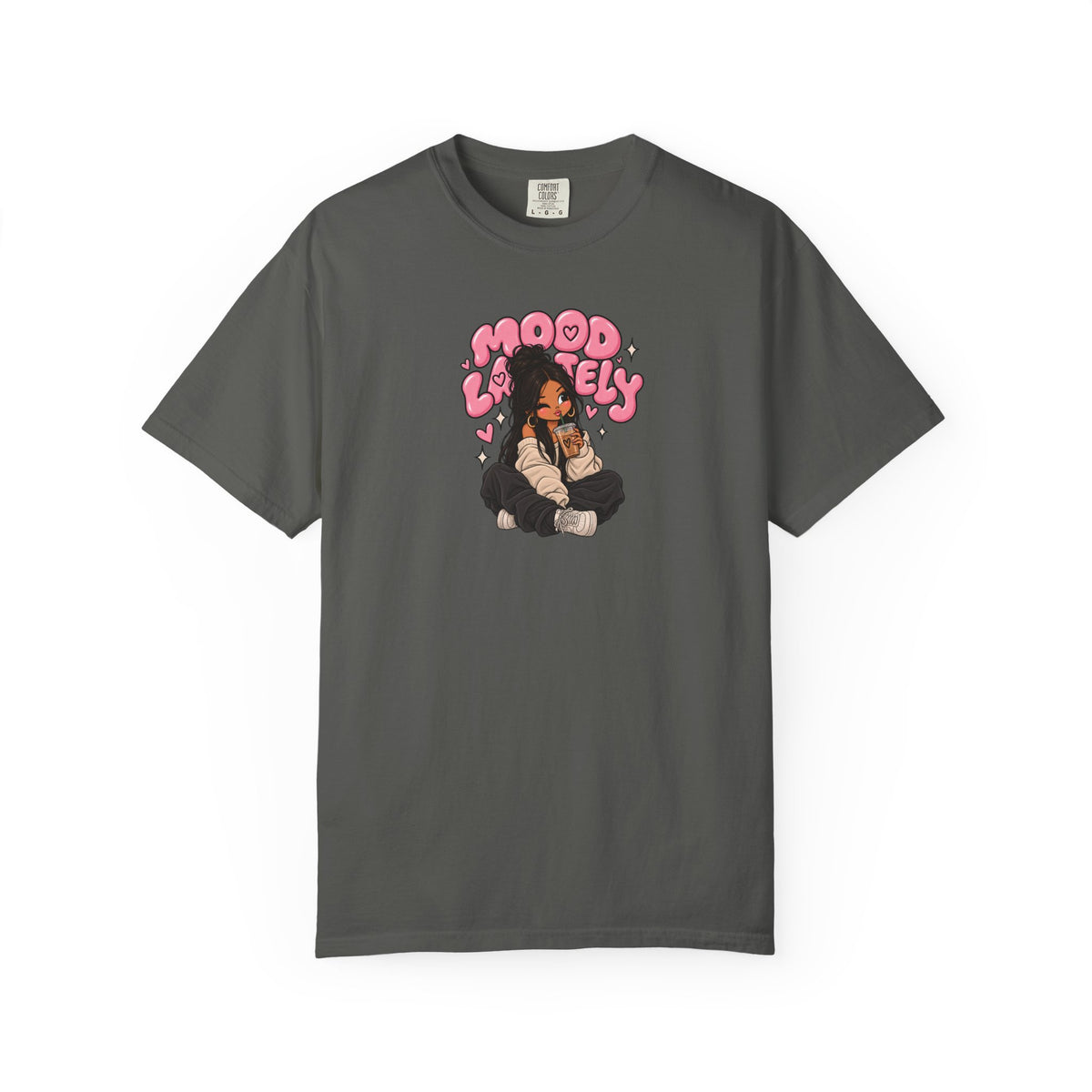 Mood Lovely T-Shirt — Cute Cartoon Girl Graphic Tee