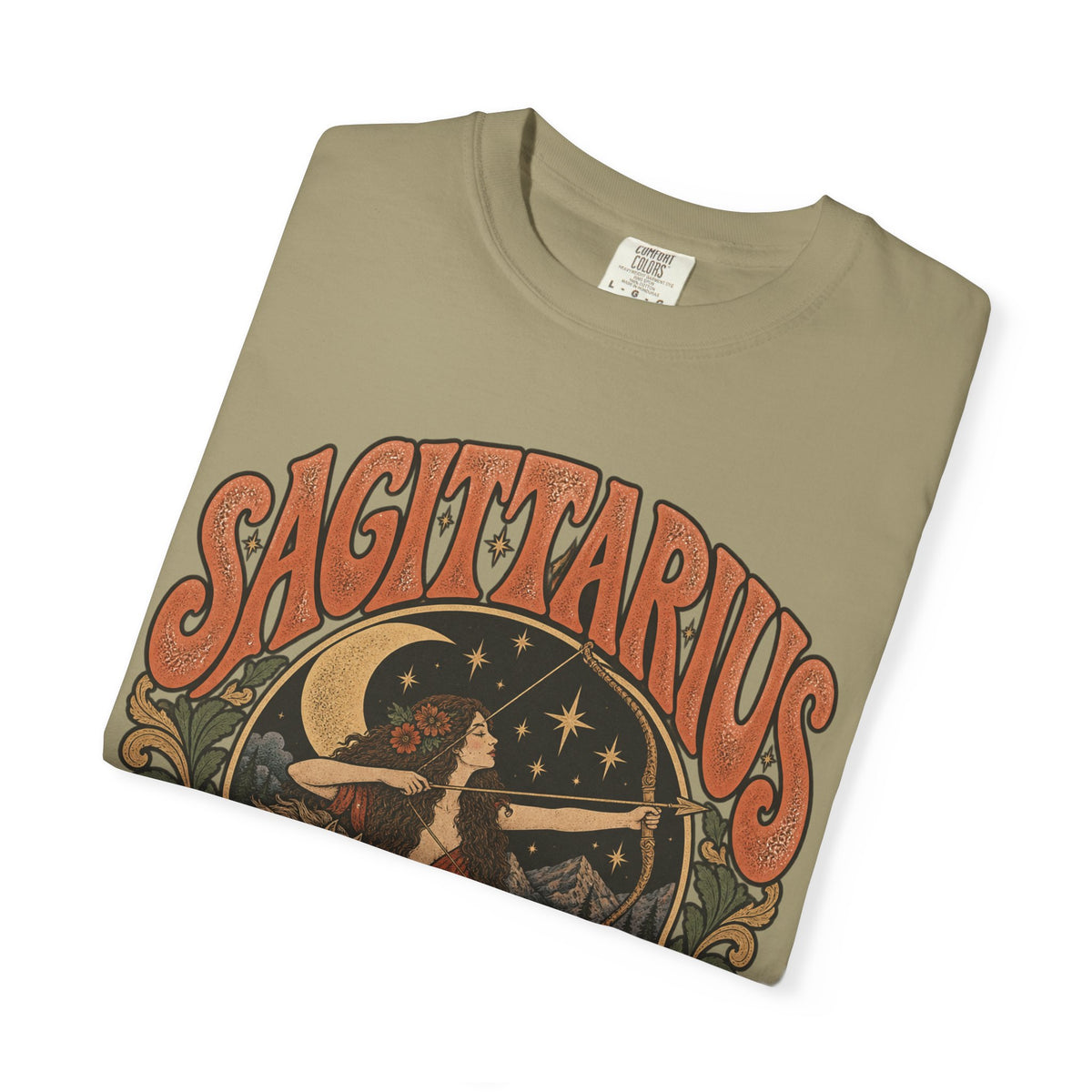 Sagittarius Zodiac T-Shirt — Retro Astrology Archer Design