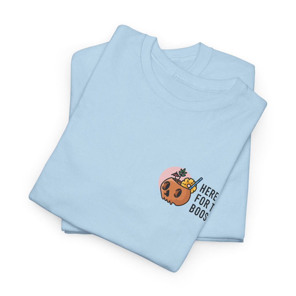 Here for the Boos Halloween T‑Shirt — Cute Boo Crew Graphic Tee
