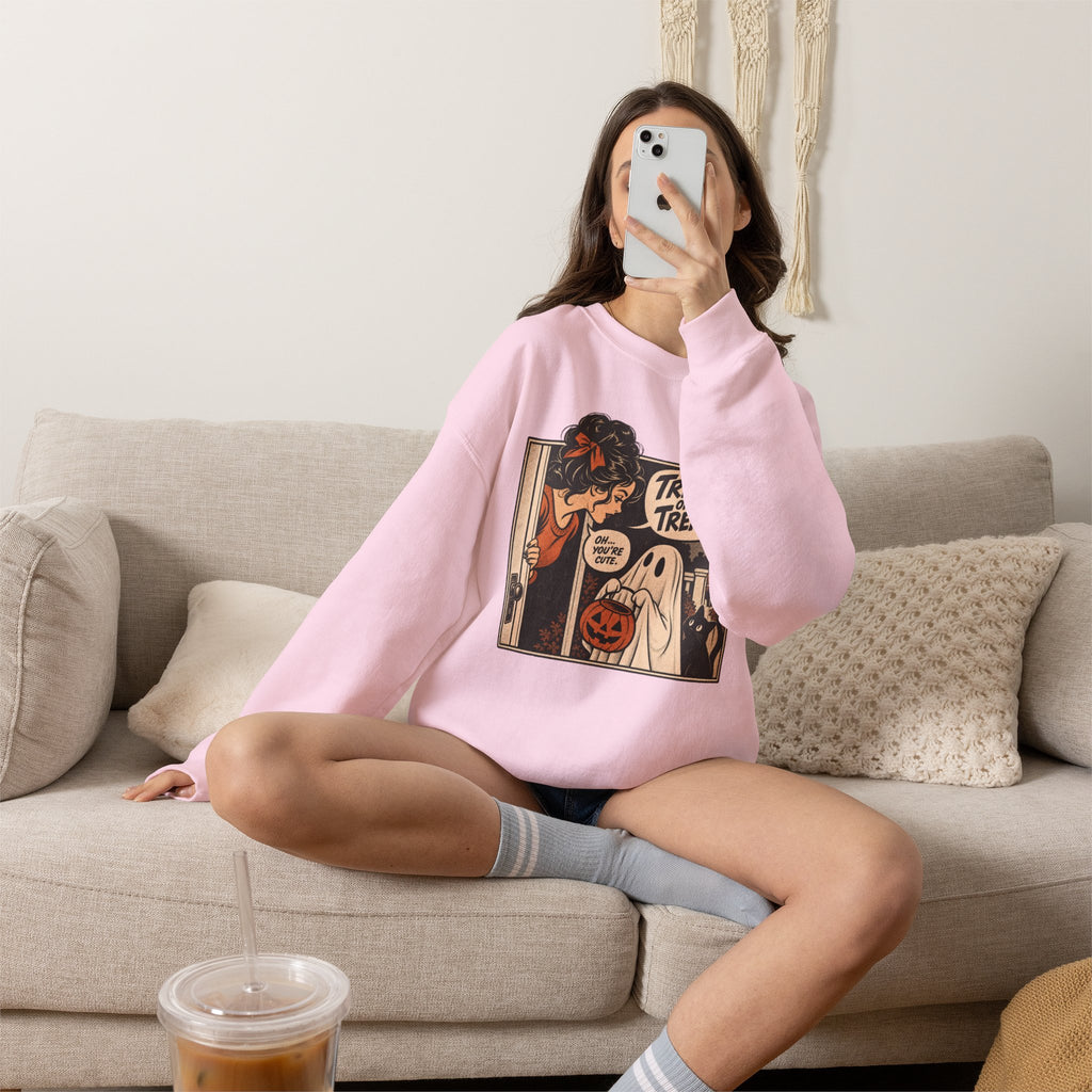 Trick or Treat Comic Sweatshirt