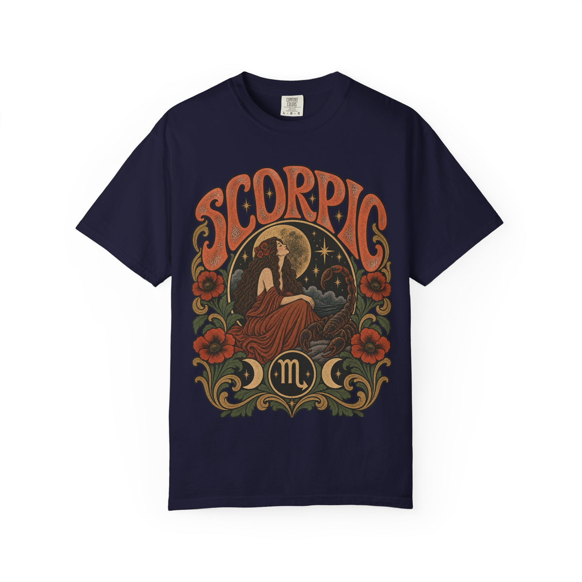 Scorpio Zodiac Tee — Vintage Astrology Graphic T-Shirt