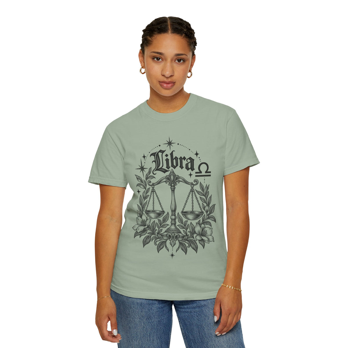 Libra Zodiac Scales T-Shirt — Astrological Sign Graphic Tee