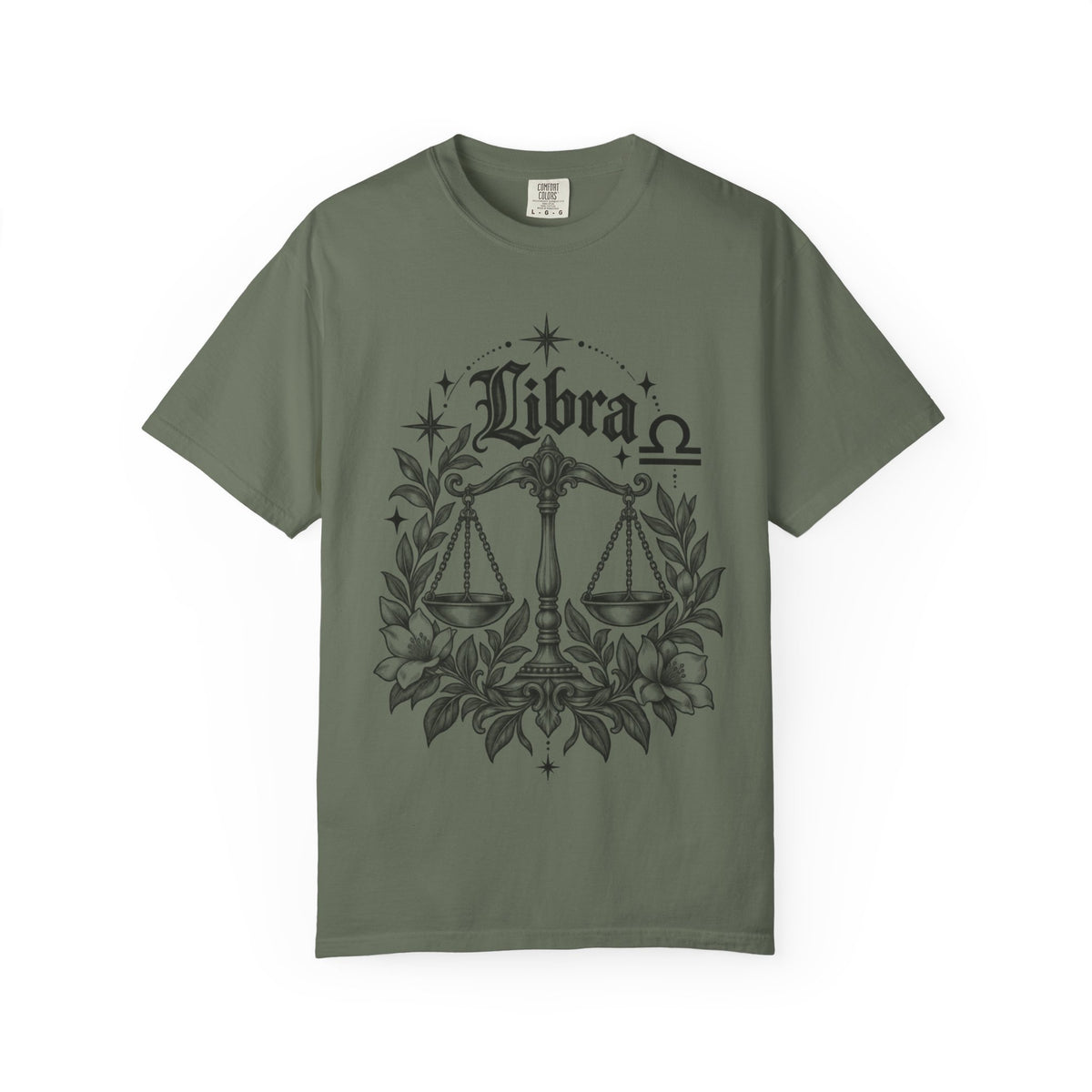 Libra Scales Zodiac Tee — Astrology Graphic T-Shirt