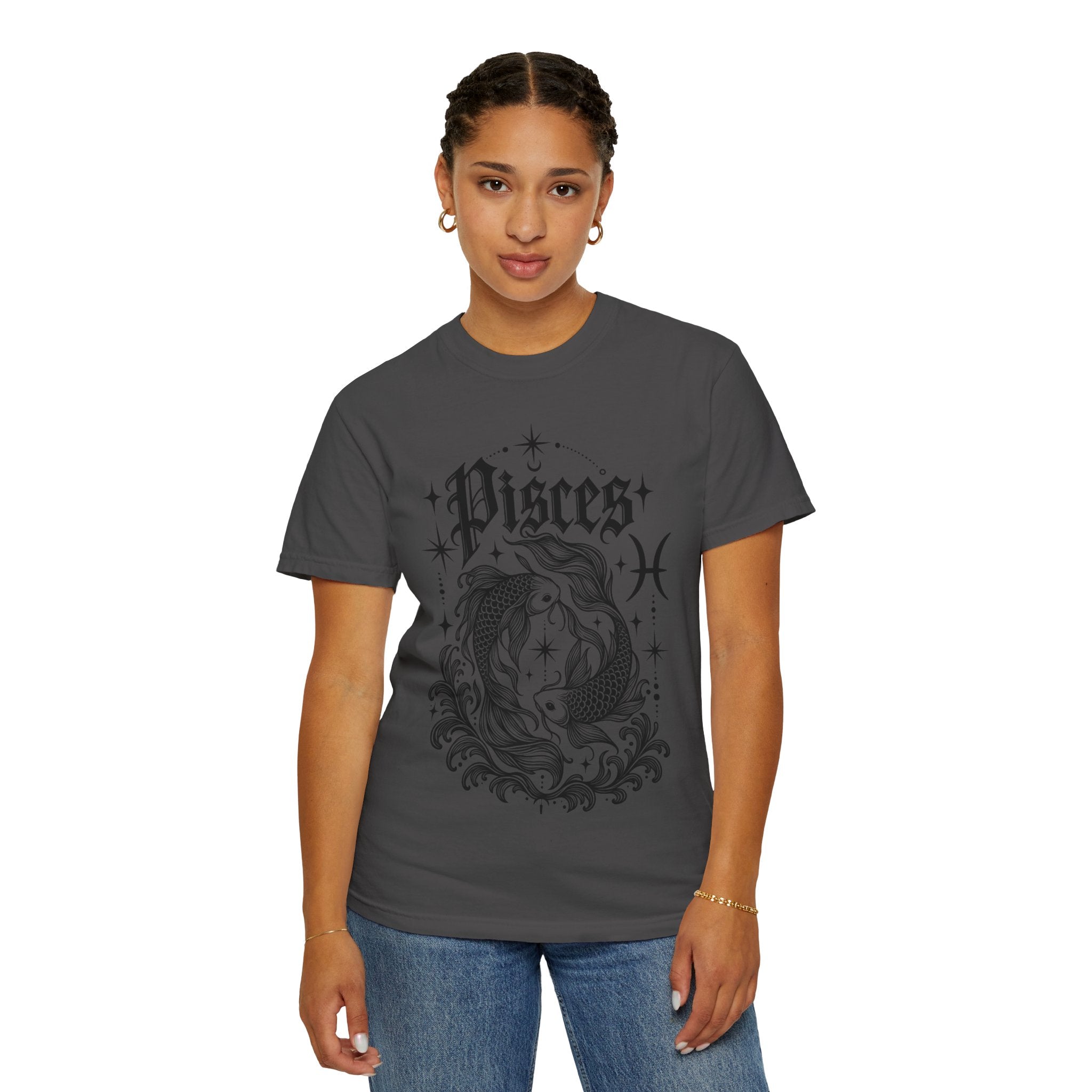 Pisces Zodiac T-Shirt — Vintage Fish Astrology Tee