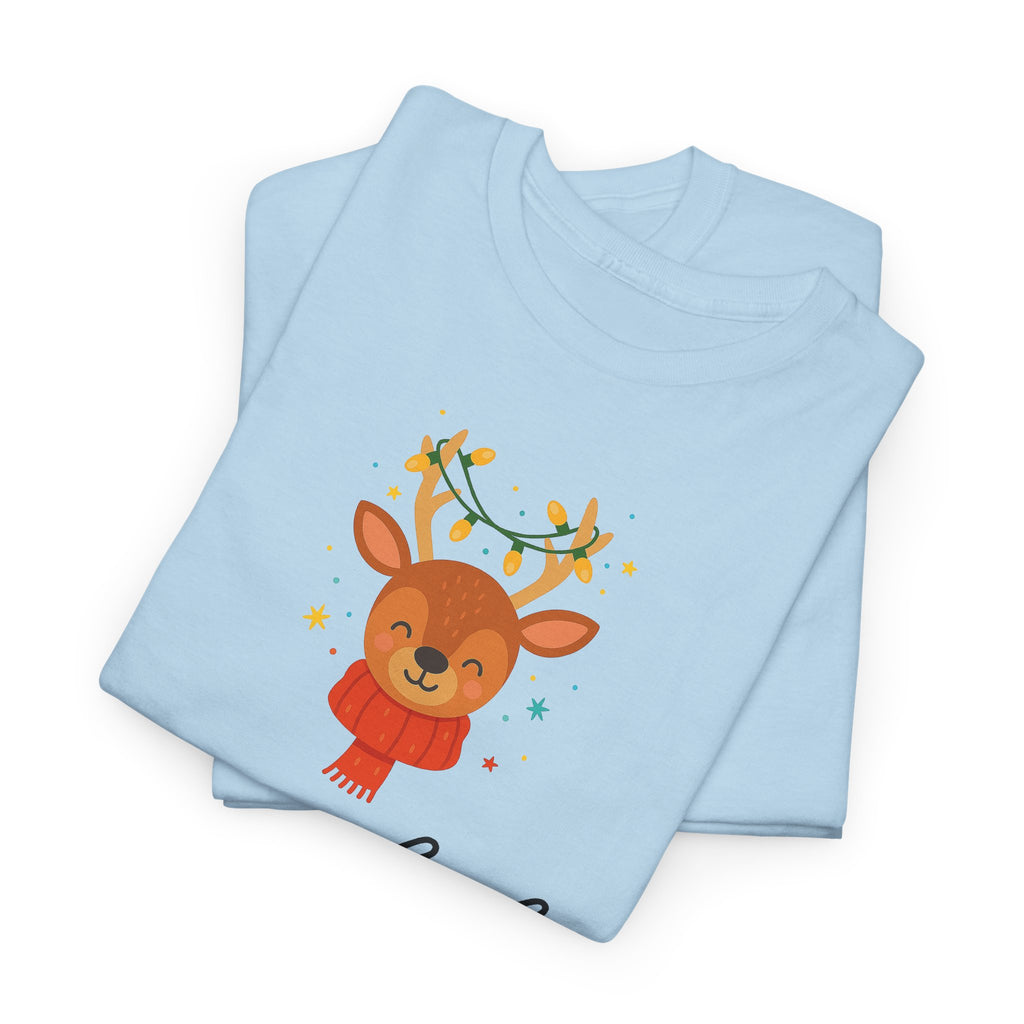 Joyful Reindeer Tee – Cute Holiday Christmas Shirt