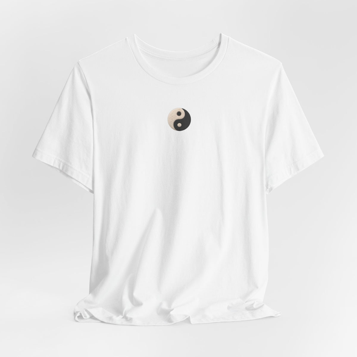 Yin Yang Minimalist Tee - Small Center Chest Yin Yang T-Shirt