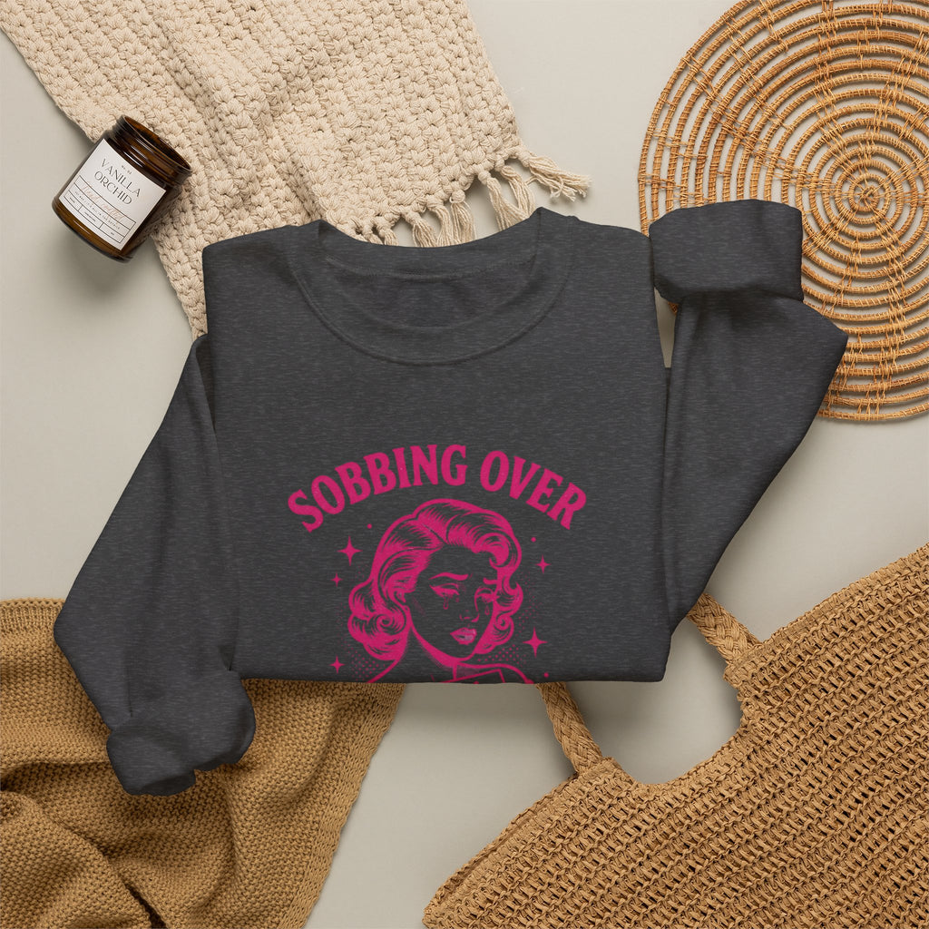Sobbing Over Fictional Men Sweatshirt | BookTok Romance Club