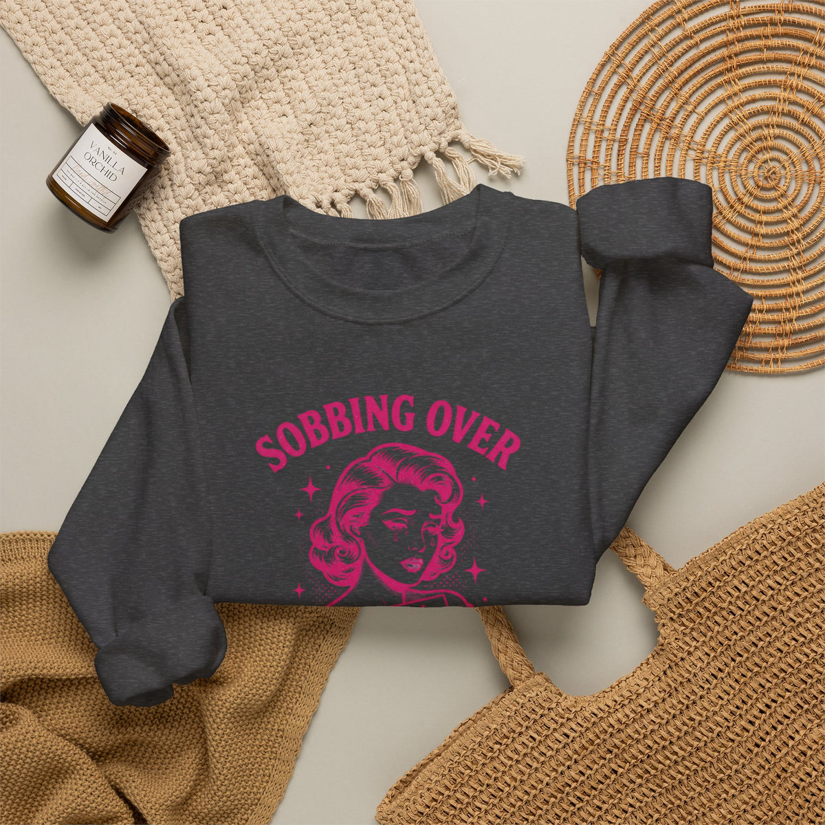 Sobbing Over Fictional Men Sweatshirt | BookTok Romance Club