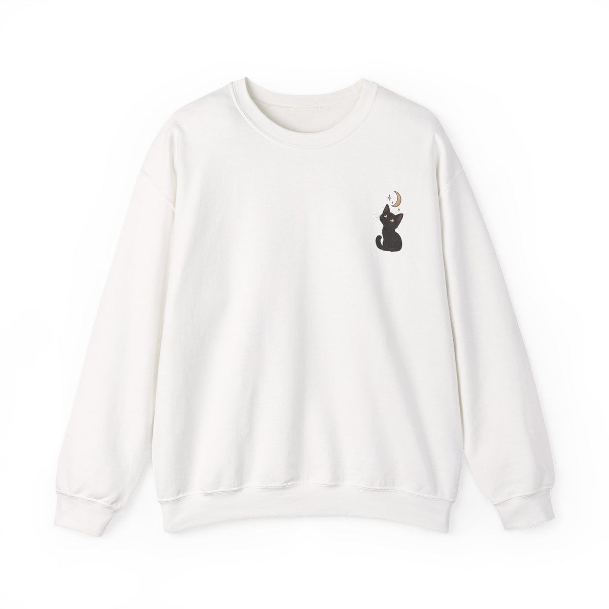Cat Moon Gaze Sweatshirt