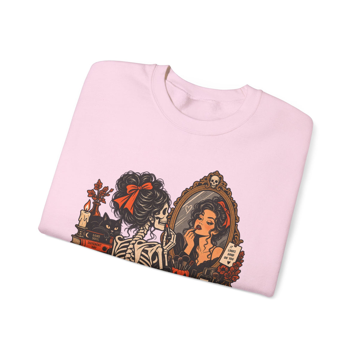 Skeleton Makeup Sweatshirt