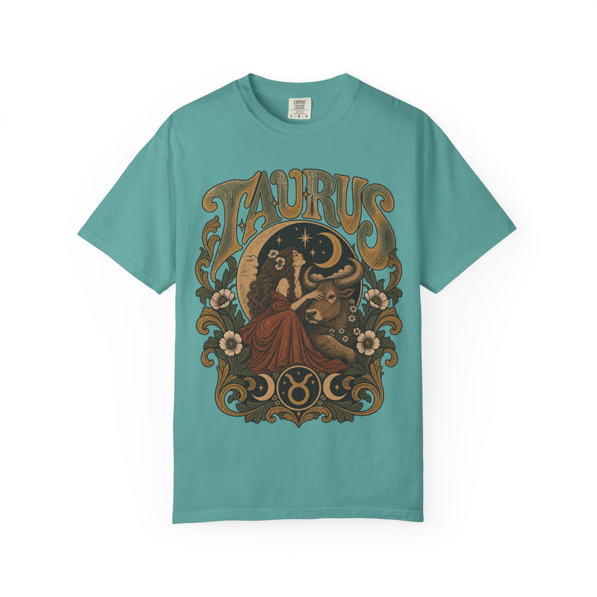 Vintage Taurus Zodiac Tee — Retro Celestial Astrology T-Shirt