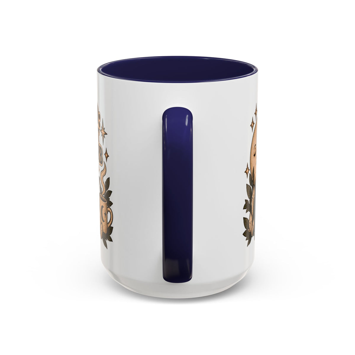 Mood: Do Not Disturb Mug — Sleepy Cat & Moon Ceramic Coffee Mug