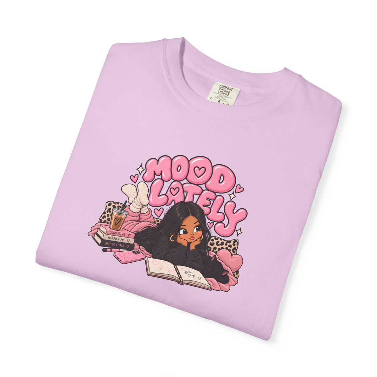 Mood Lately Graphic T-Shirt — Cozy Study Vibes