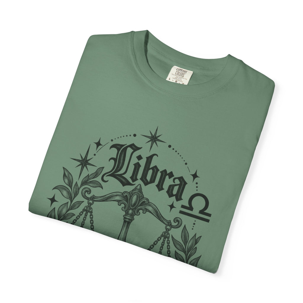 Libra Zodiac Scales T-Shirt — Astrological Sign Graphic Tee